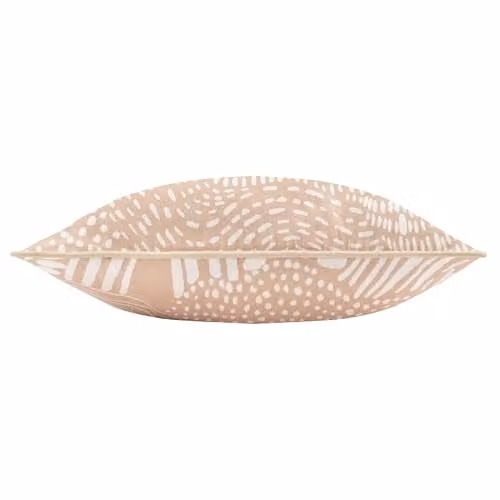 HOEM Nola Abstract Cotton Piped Cushion in Beige, 45 x 45 cm – 2
