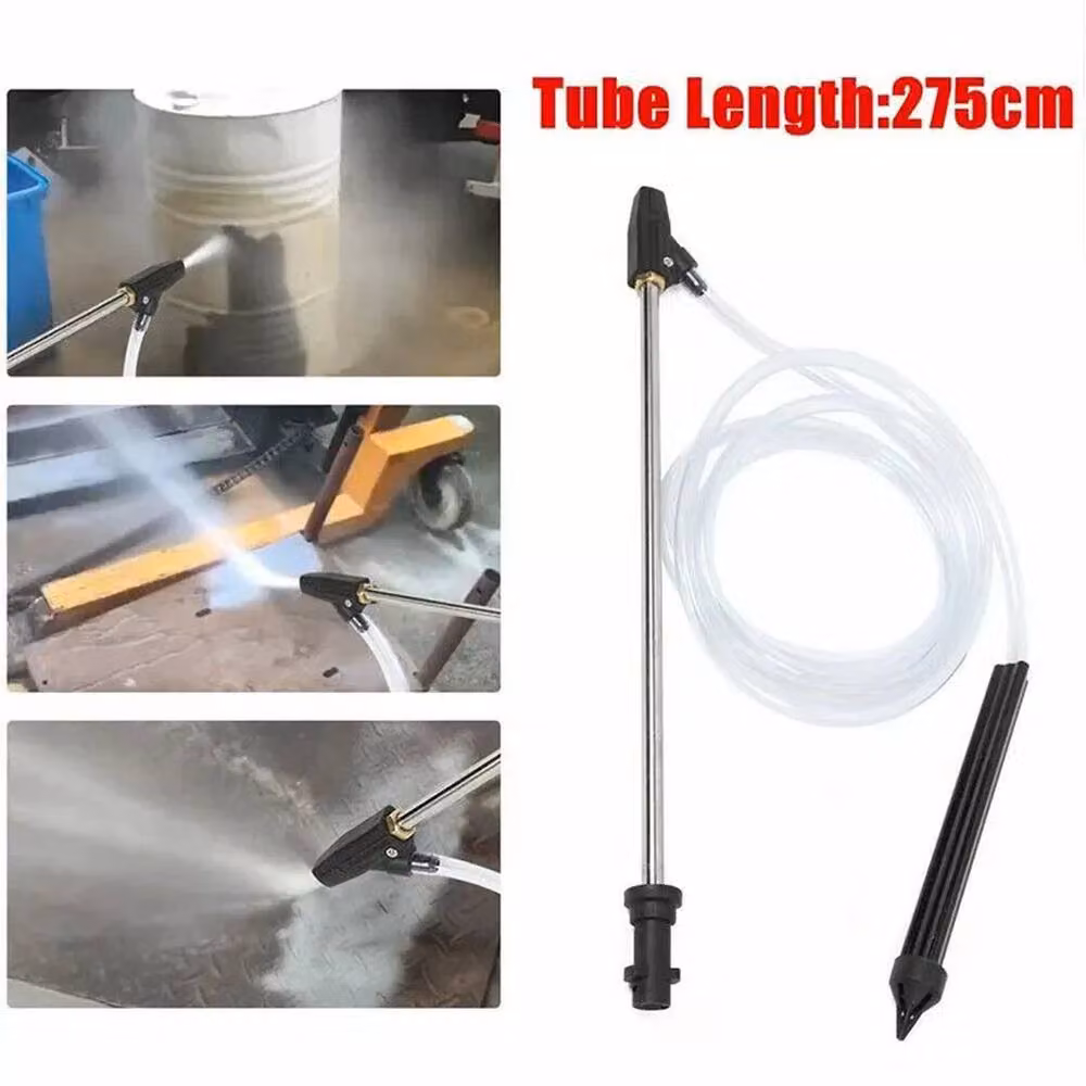 FLAVORA Pressure Washer Wet Sandblasting Nozzle Kit in Black with Brass Components, 100 g – 2