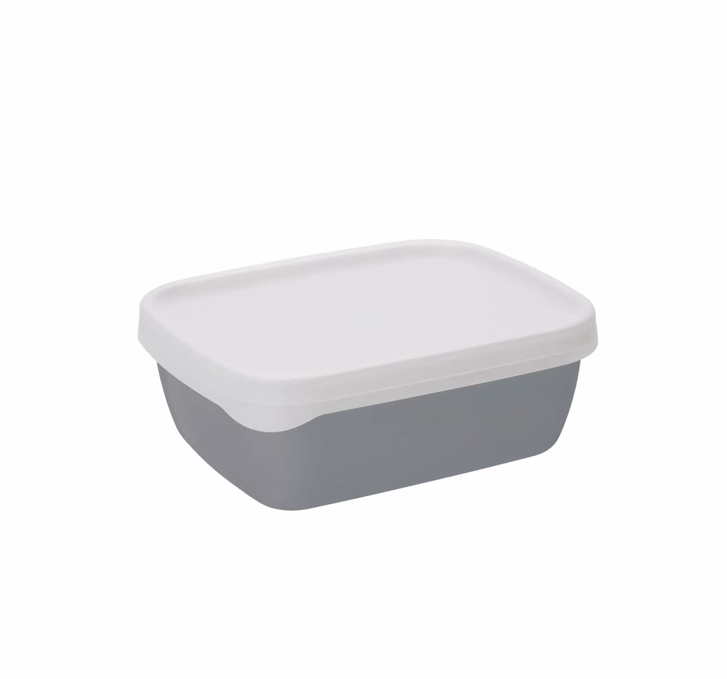 Natural Elements Stackable and Nestable Food Container Set with Snap Lids in Grey – 2