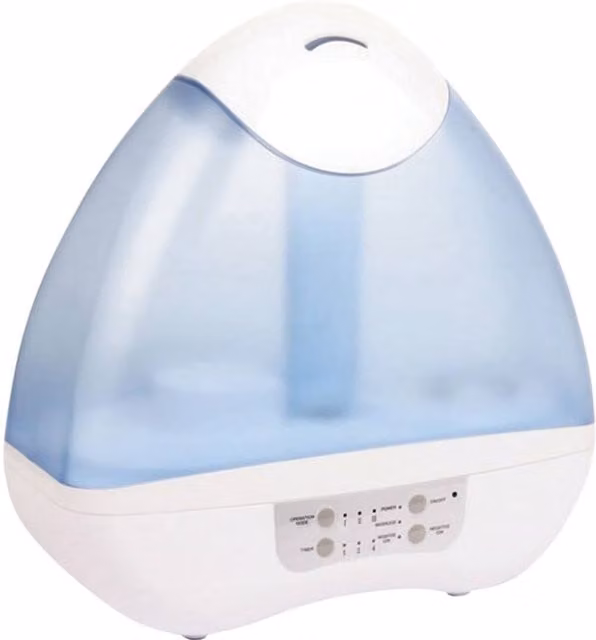 St Helens Prem-I-Air White Ultrasonic Humidifier and Ioniser with 4.5 L Tank and 380 ml/hr Output