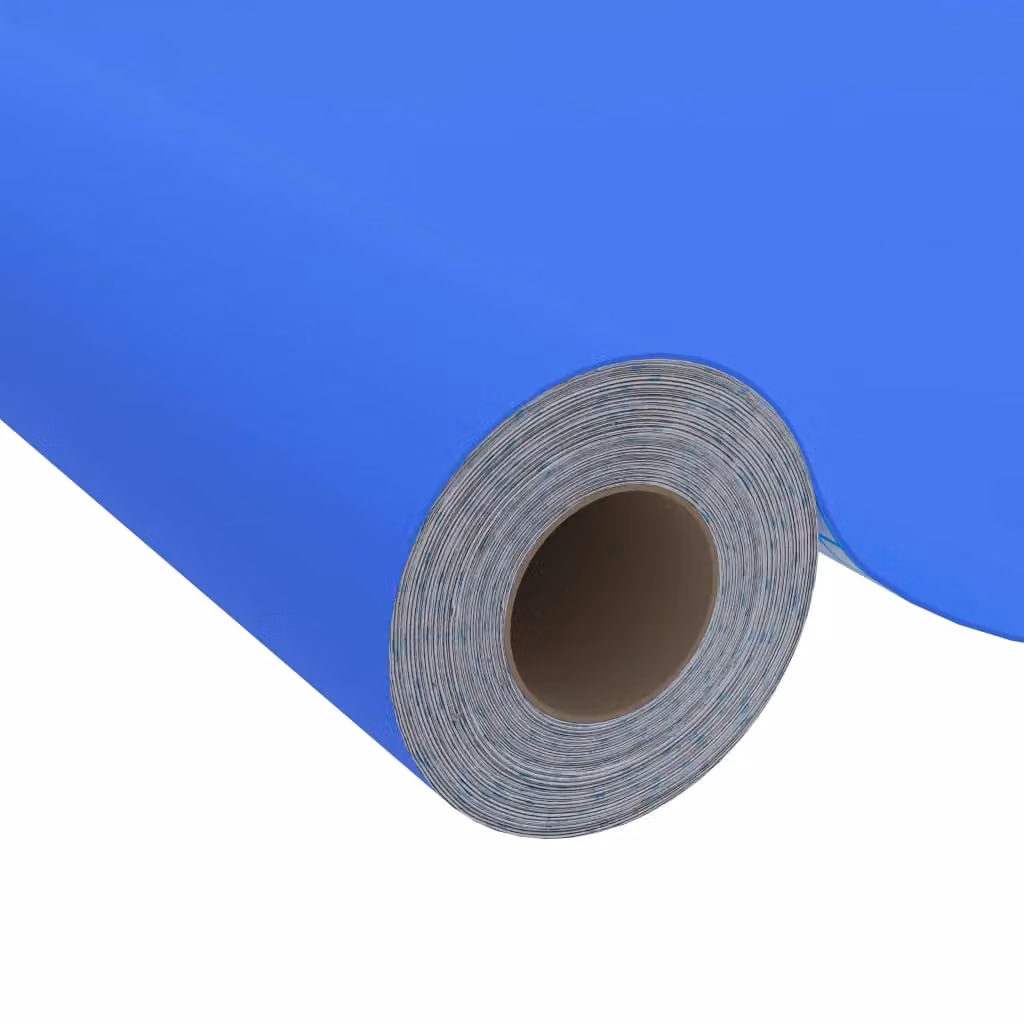 Berkfield Home High Gloss Blue Self-adhesive PVC Furniture Film, W: 90 cm, L: 500 cm – 2