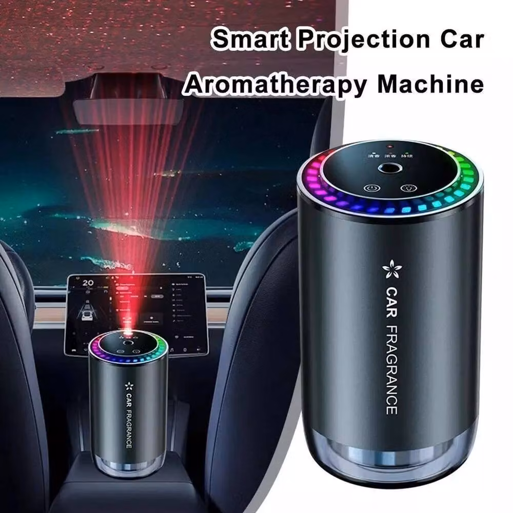 NESTLUNE USB Electric Car Diffuser Air Freshener with Essential Oil in Black – 3