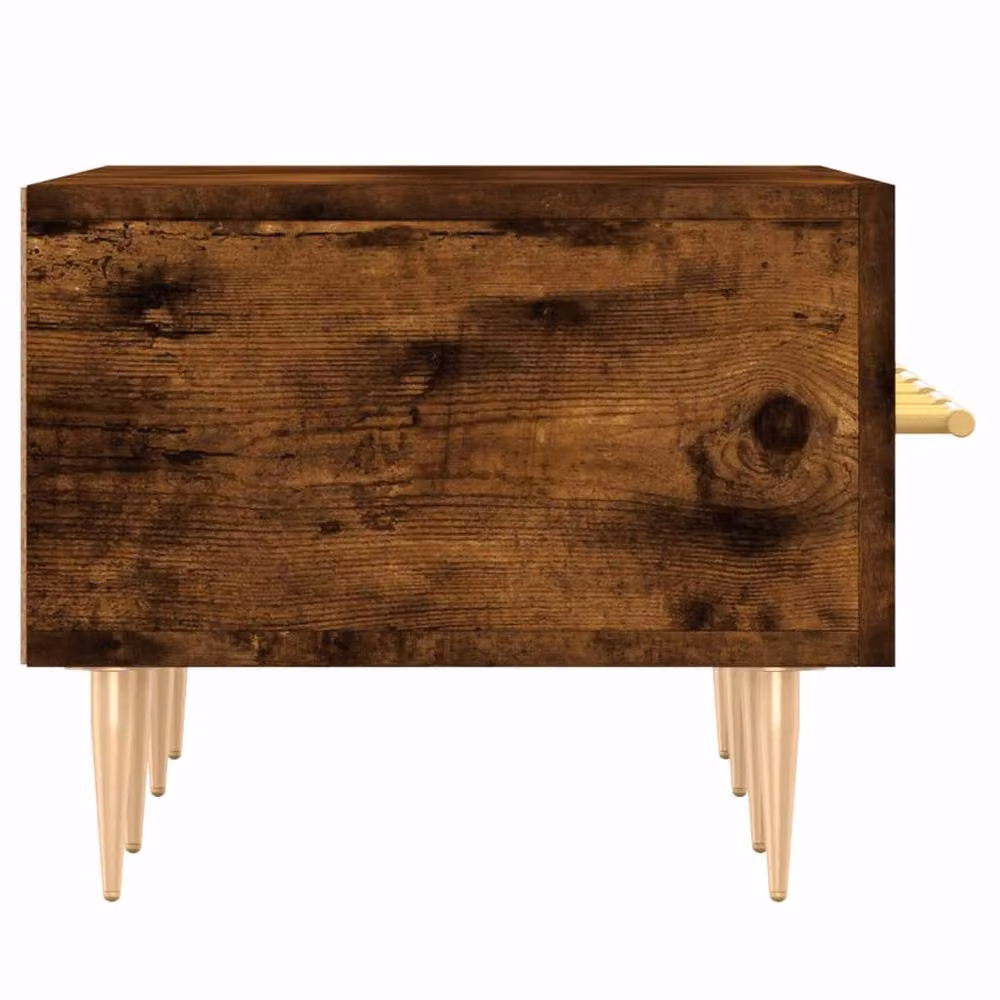 Berkfield Home Mid Century TV Cabinet in Smoked Oak Brown, W/D/H: 150 x 36 x 30 cm – 4