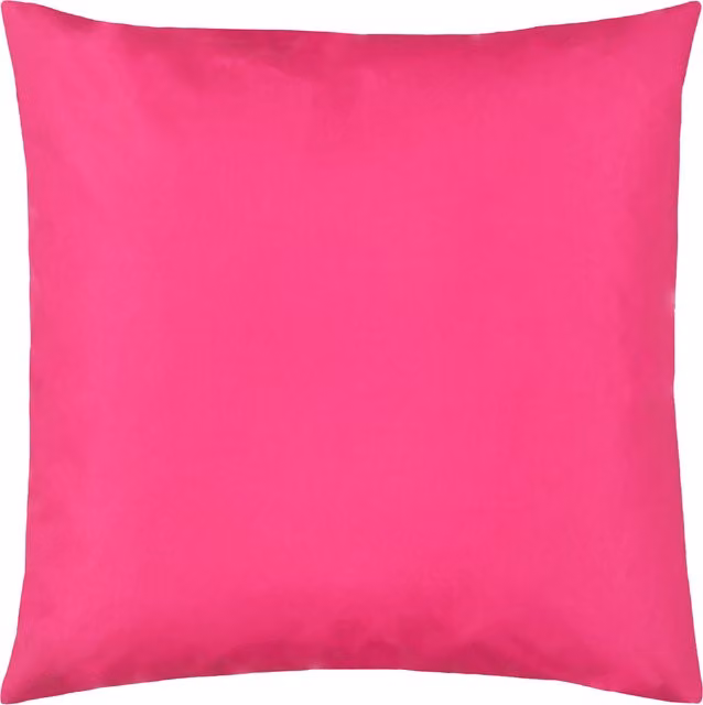 Simple Outdoor Square Cushion Cover in Pink, W/D/H: 43 x 43 x 43 cm