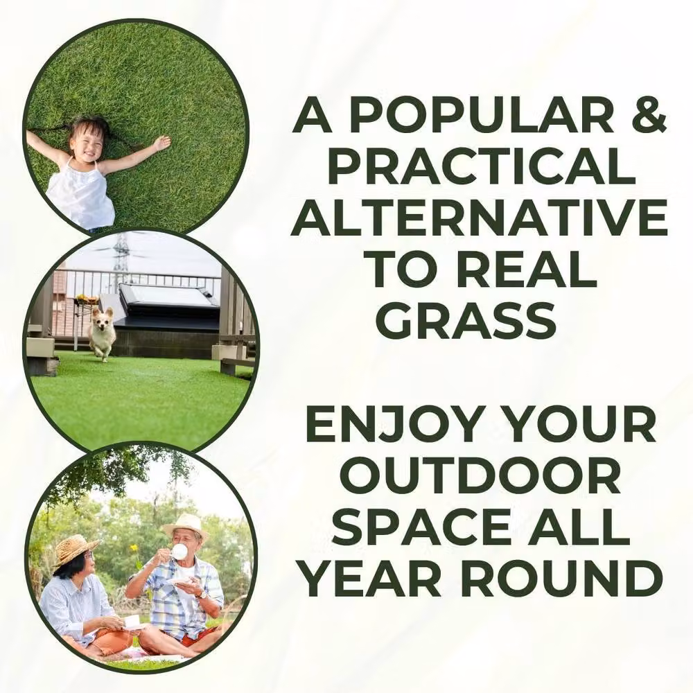 Ark Mat 25mm Artificial Grass Green W/D: 1 x 1 m – 4