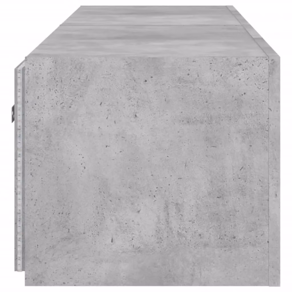 Berkfield Home Modern Wall Mounted TV Cabinets with Integrated LED Lights, 2 Pack, Concrete Grey, W/D/H: 80 x 35 x 31 cm – 5
