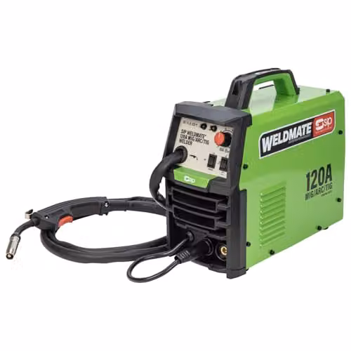 SIP Weldmate 120A 3-in-1 MIG ARC TIG Inverter Welding Machine, Green – 1