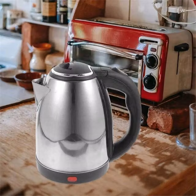 Nordara 2L Stainless Steel Cordless Electric Kettle with Auto Shut-off in Silver – 1