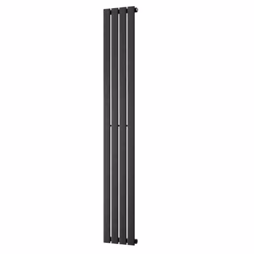 UK Radiators Typhoon Black Vertical Designer Radiator, W: 27.2 cm, H: 180 cm – 2