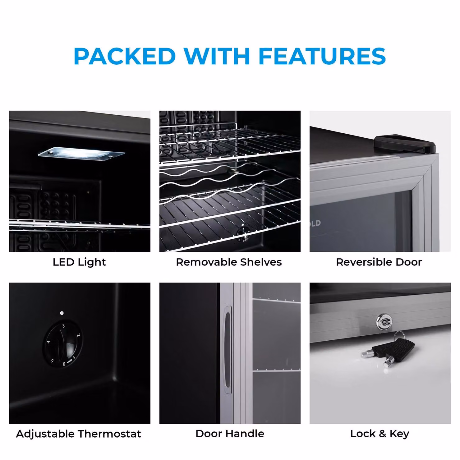 Subcold Super 85 LED Under Counter Compressor Beer Fridge in Silver – 6