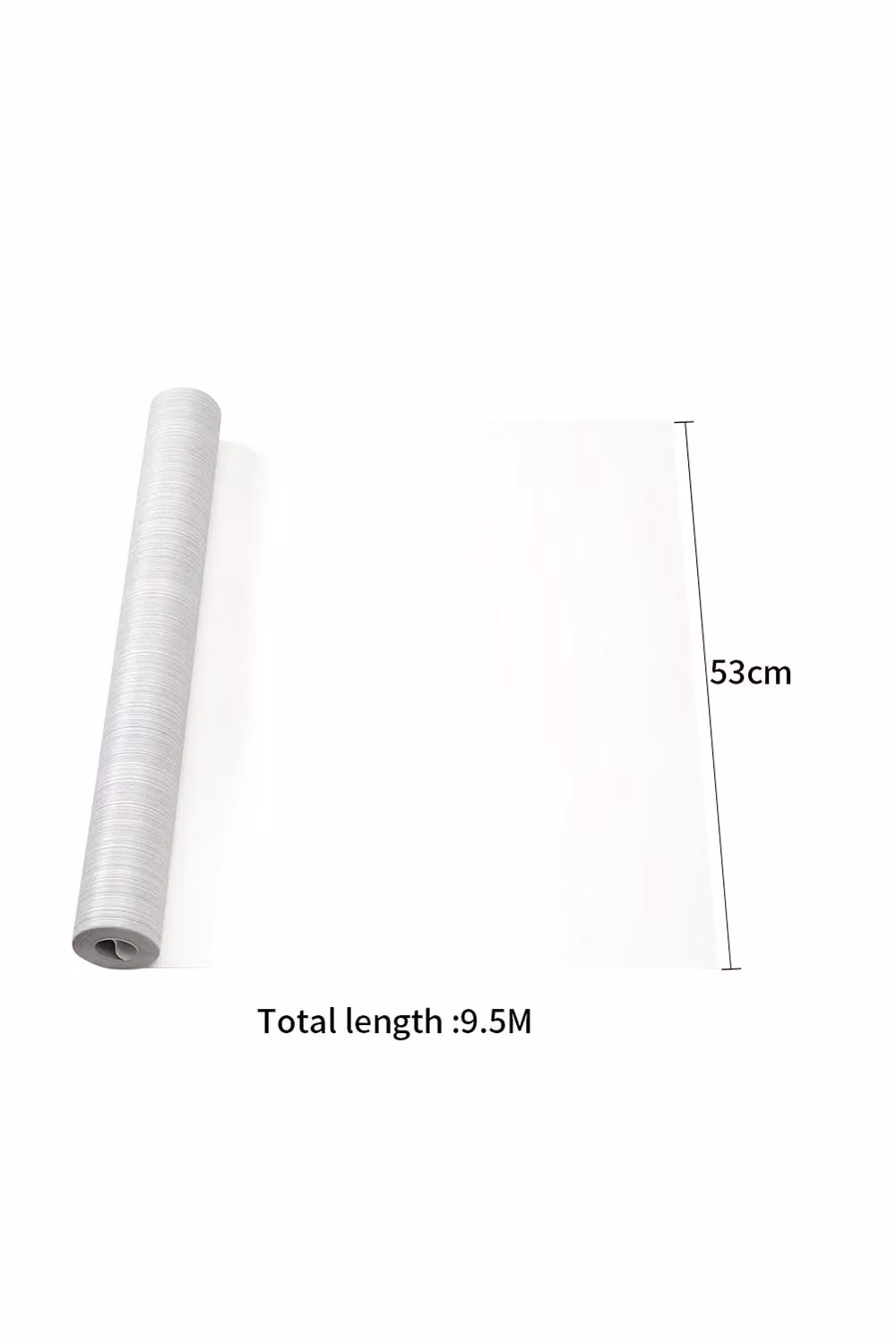 Living and Home Modern Grey Non-Woven Striped Embossed Abstract Wallpaper, W: 53 cm, L: 950 cm – 3