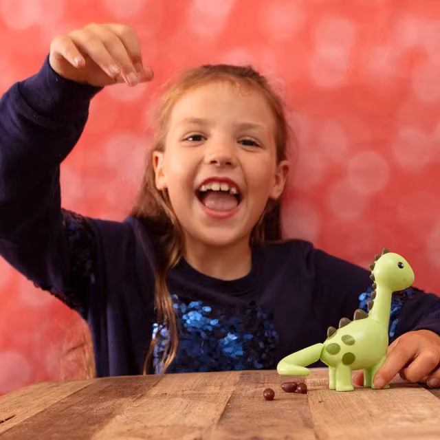 Boxer Gifts Novelty Pooping Dinosaur Sweet Dispenser in Green