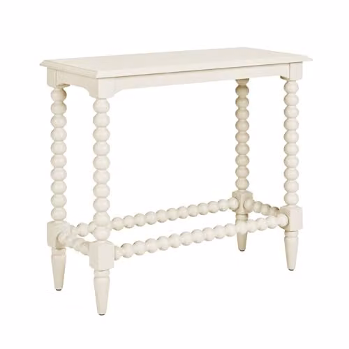 Statement Furniture Cromwell Small Bobbin Design Console Table in Cream – 2