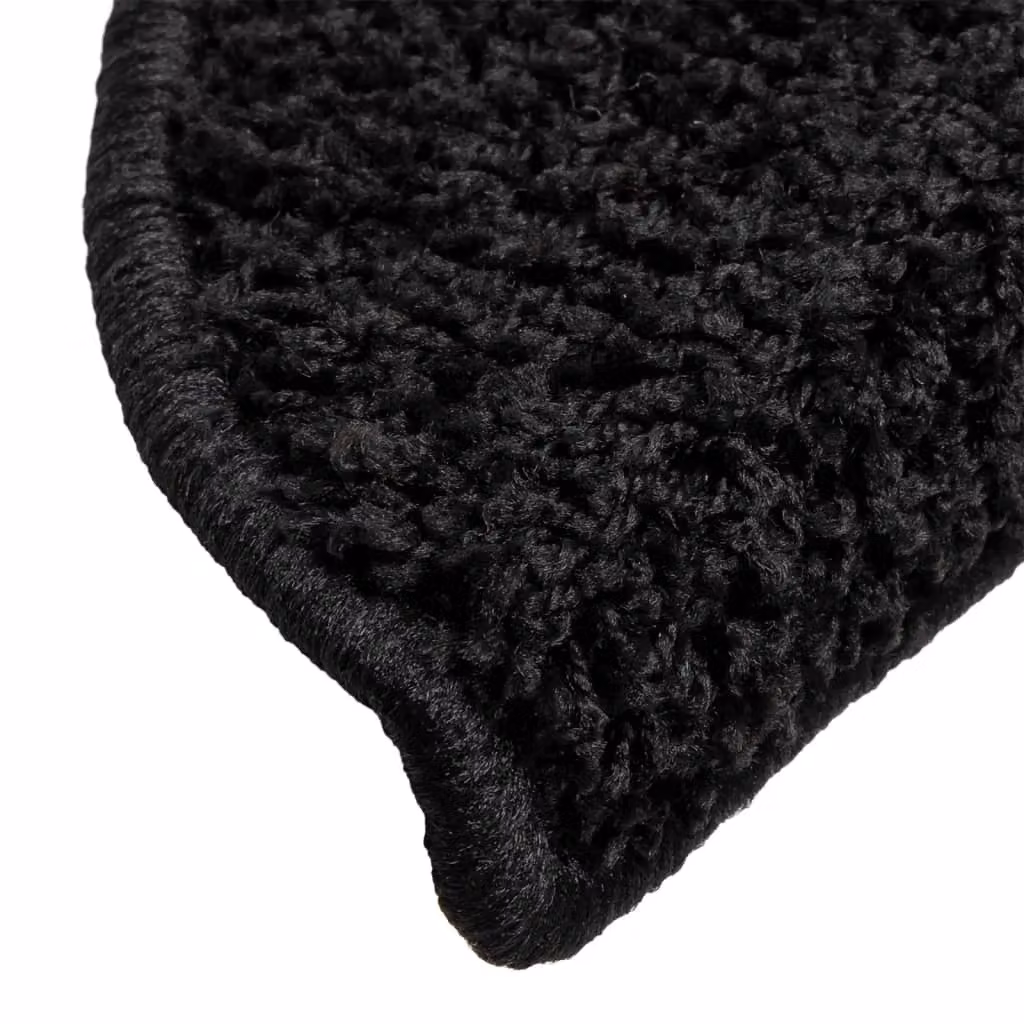 Berkfield Home Self-Adhesive Non-Slip Stair Mats, 10 Pack, Black, W/D/H: 56 x 17 x 3 cm – 4