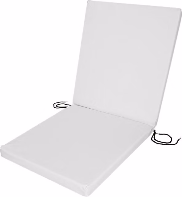Roseley Water Repellent Square Low Back Chair Pads in White