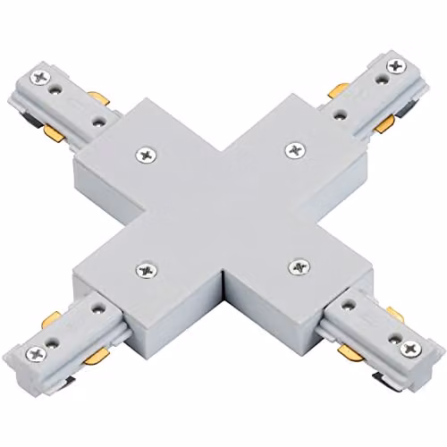 Loops White Dimmable Track Lighting Cross X-Connector Strip Connector