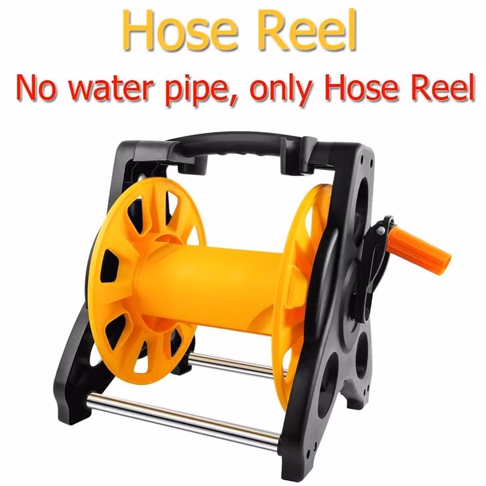 NESTLUNE Retractable Garden Hose Reel with 30m Hose in Yellow – 2