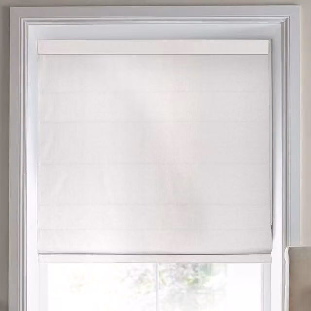 Laura Ashley Swanson Made To Measure Blackout Roman Blind in Oyster