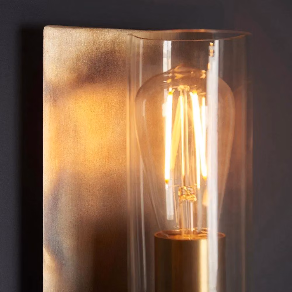 Netlighting PALERMO Dimmable Modern Decorative Glass Wall Lamp in Silver – 3