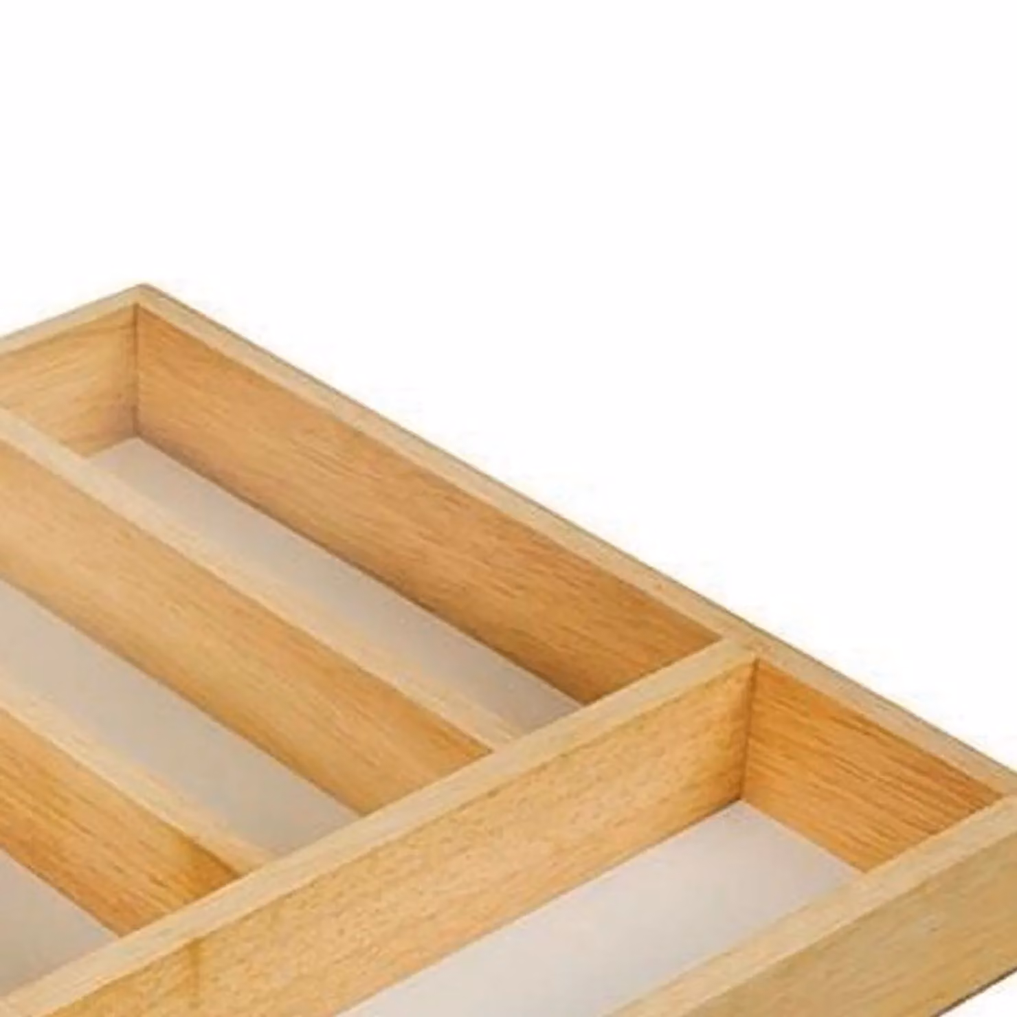 Universal Textiles Brown Rubberwood Cutlery Tray – 2