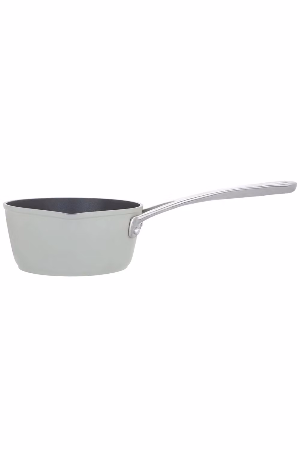 Laura Ashley Non-stick Forged Aluminium Saucepan with Glass Lid, Green, 16cm – 2