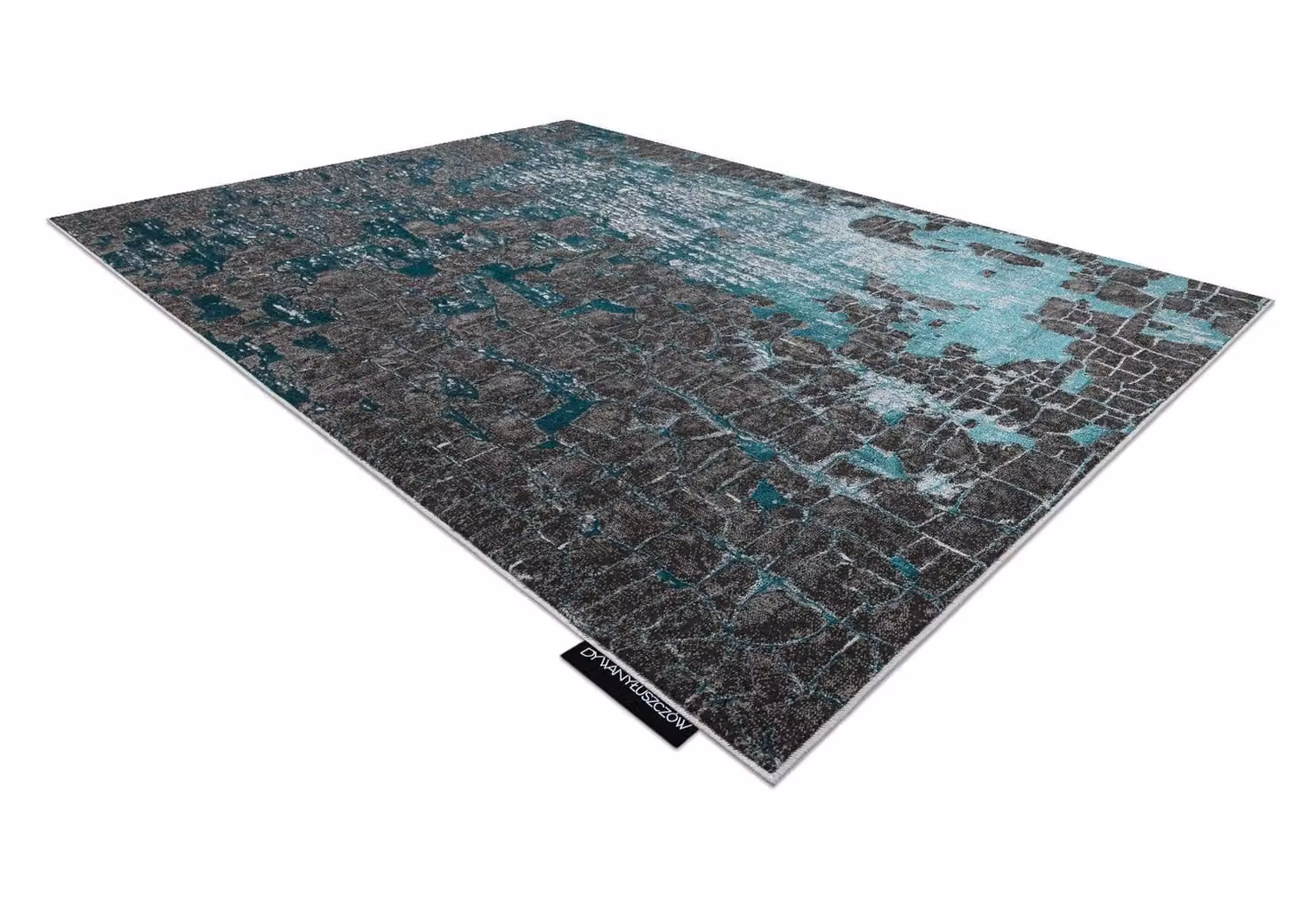 RugsX De Luxe Abstract Green and Multicolour Rectangular Rug, W: 160 cm, D: 220 cm – 3