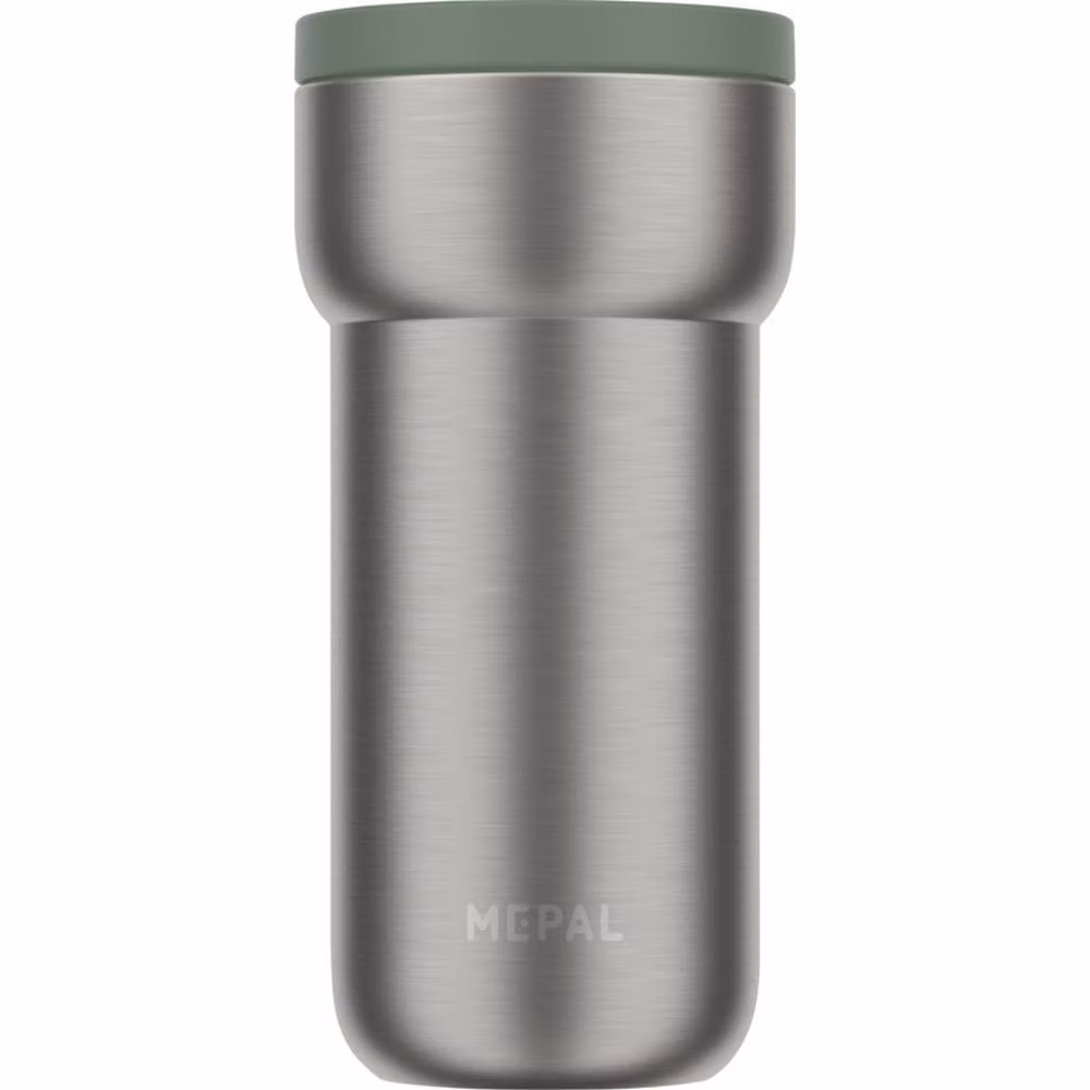 Mepal Ellipse Insulated Double Walled Mug, Green and Silver, 375 ml – 2