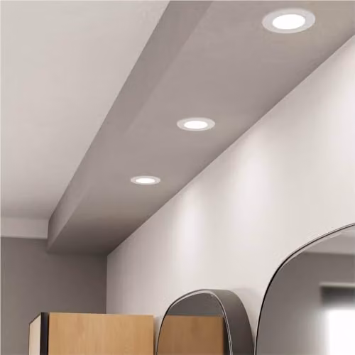 Loops Modern LED Wall Light, IP44 Rated, White, Black or Brown – 2