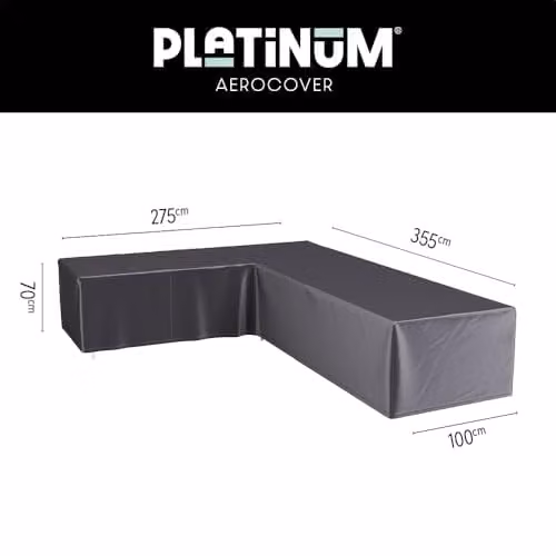 AeroCover Protective Cover for L-shaped Lounge Sets W: 355 cm, D: 275 cm, H: 70 cm – 1