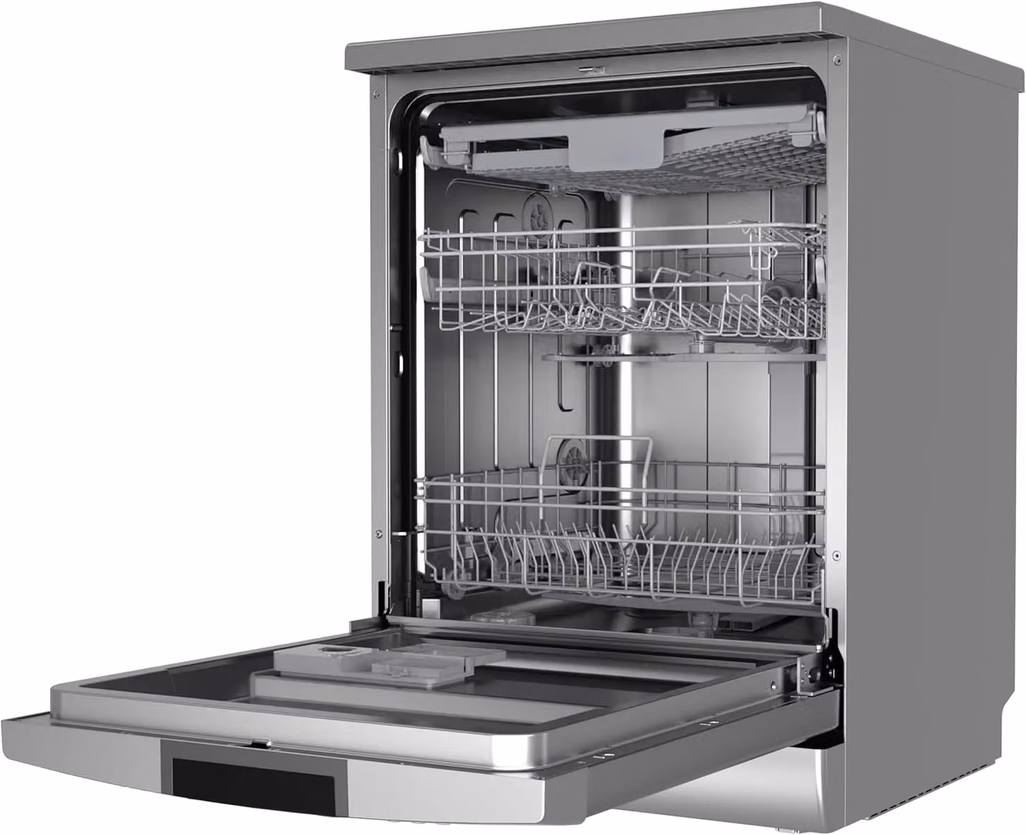 Teknix TFD616S Freestanding Dishwasher in Metallic Silver, 14 Place Settings, Energy Class E, with Top Row Cutlery Drawer, H 84.5 x W 59.8 x D 60 cm – 3