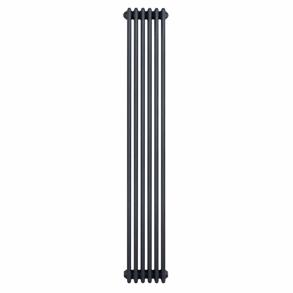 Monstershop Traditional 4 Column Radiator in Anthracite Grey, H 180 cm x W 29 cm – 2