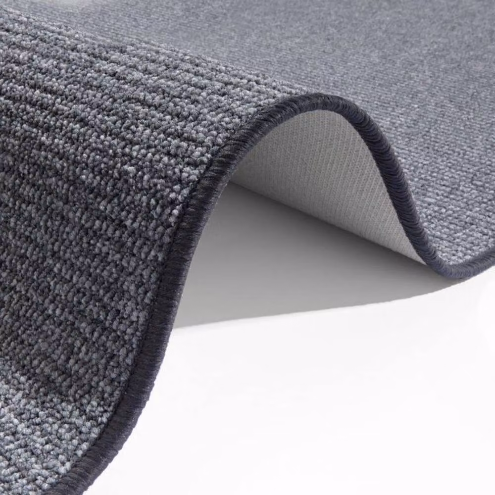 THE RUGS Loop Runner Rug in Grey, Non-Slip Polypropylene, W: 67 cm, L: 200 cm – 2