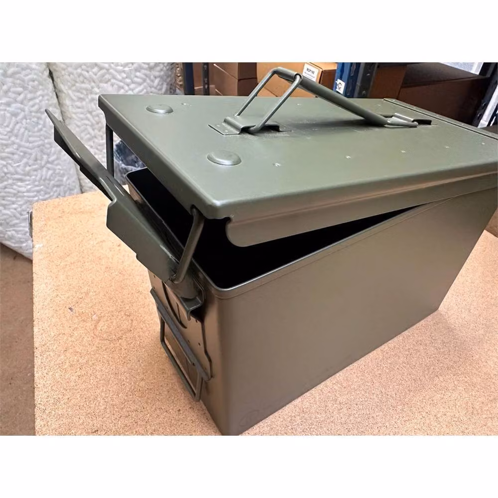 Nordara Genuine NATO Issue M2A1 50 Cal Steel Box in Dark Green – 2