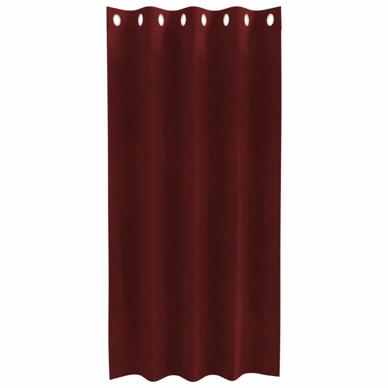 Berkfield Home Wine Red Velvet Blackout Curtains with Eyelets, 2 Pack – 3