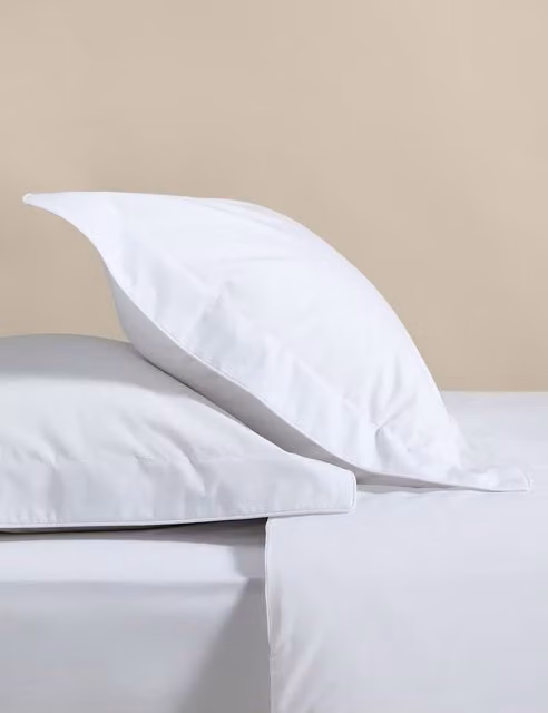 M&S 2 Pack White Egyptian Cotton Oxford Pillowcases