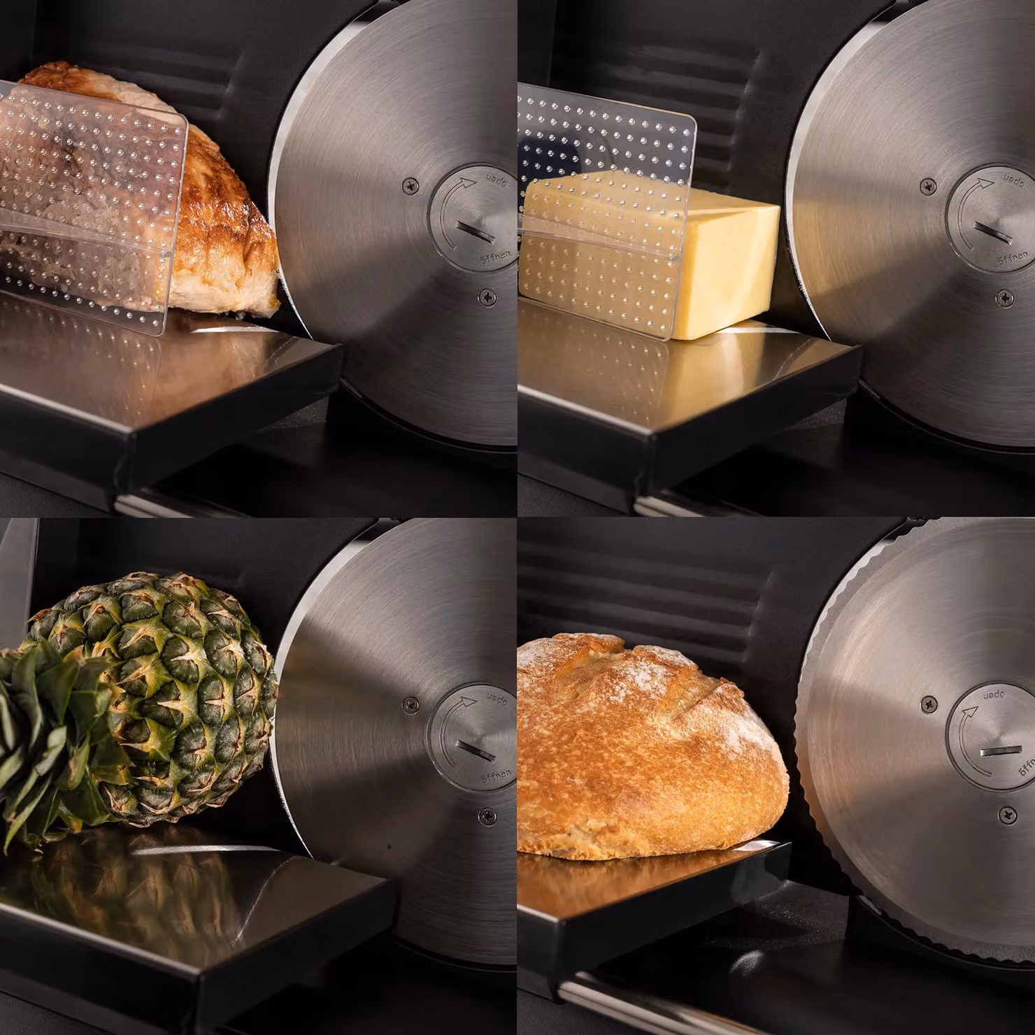 Cooks Professional 150W Electric Food Slicer Machine in Silver Stainless Steel – 3