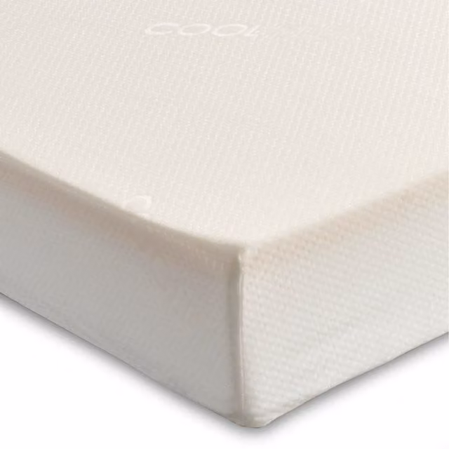 Extreme Comfort Ltd Single Reflex Foam Mattress with Plain Zip Removable Cover, White, H 10 cm x W 90 cm x D 190 cm