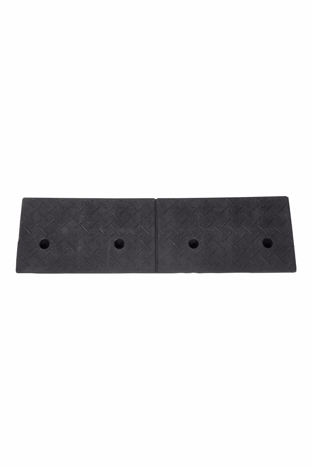 Living and Home Rubber Kerb Ramp for Home and Industrial Use, Black, W: 100 cm, D: 30 cm, H: 11 cm – 3