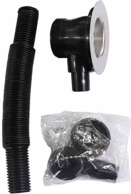 Securplumb Black Plastic Kitchen Sink Waste – 1