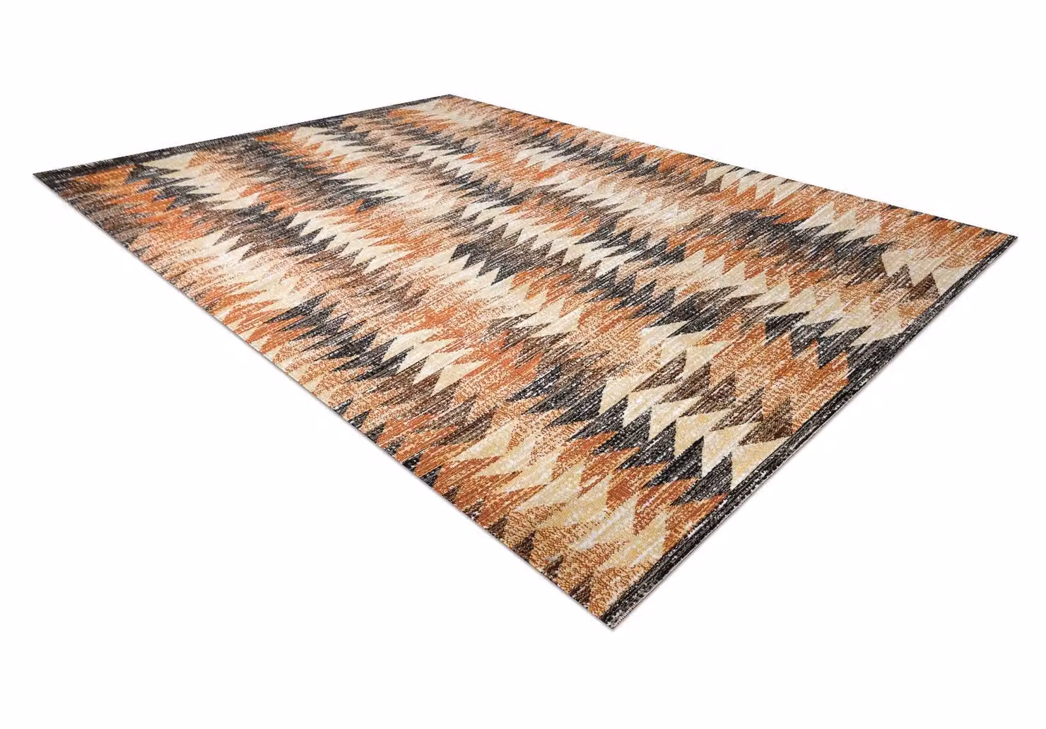RugsX Mundo Geometric Boho Rug in Orange, W/D: 120 x 170 cm – 2