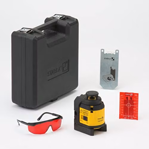 Stabila STBLAX400 Cross Line Laser Level in Yellow and Multicolour – 4