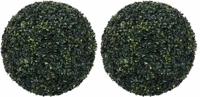 Berkfield Home Artificial Green Boxwood Balls, 2 Pack, Diameter: 52 cm – 1