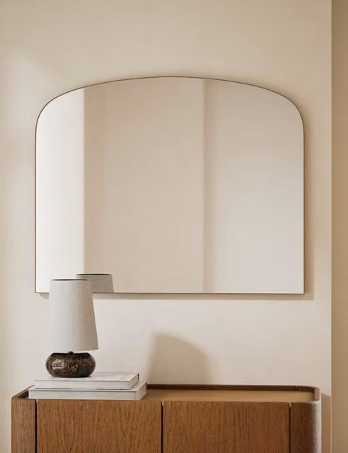 M&S Milan Over Mantel Wall Mirror in Gold