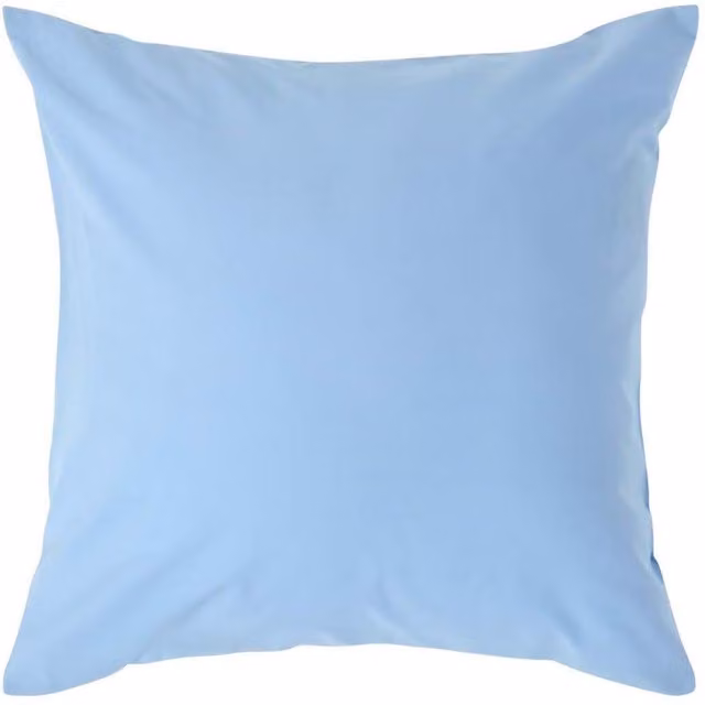 Homescapes 200 Thread Count Egyptian Cotton Housewife Pillowcase, Blue, W: 40 cm