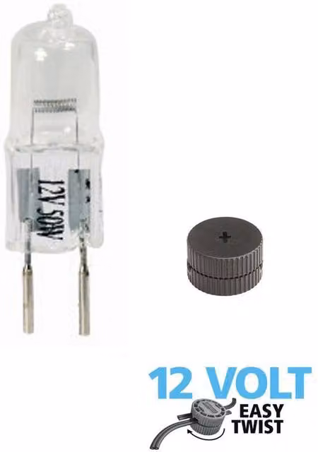 Luxform Lighting St Helens Halogen 12V GU6.35 Reflector Bulb in Clear