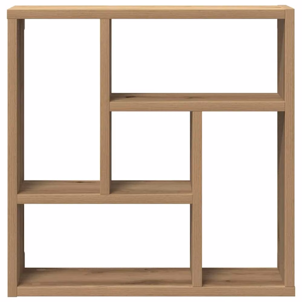 Berkfield Home Artisan Oak Wall Shelf, Brown, W/D/H: 45 x 16 x 45 cm – 2