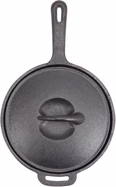 SPETLEK Non-Stick Black Cast Iron Covered Saucepan – 1