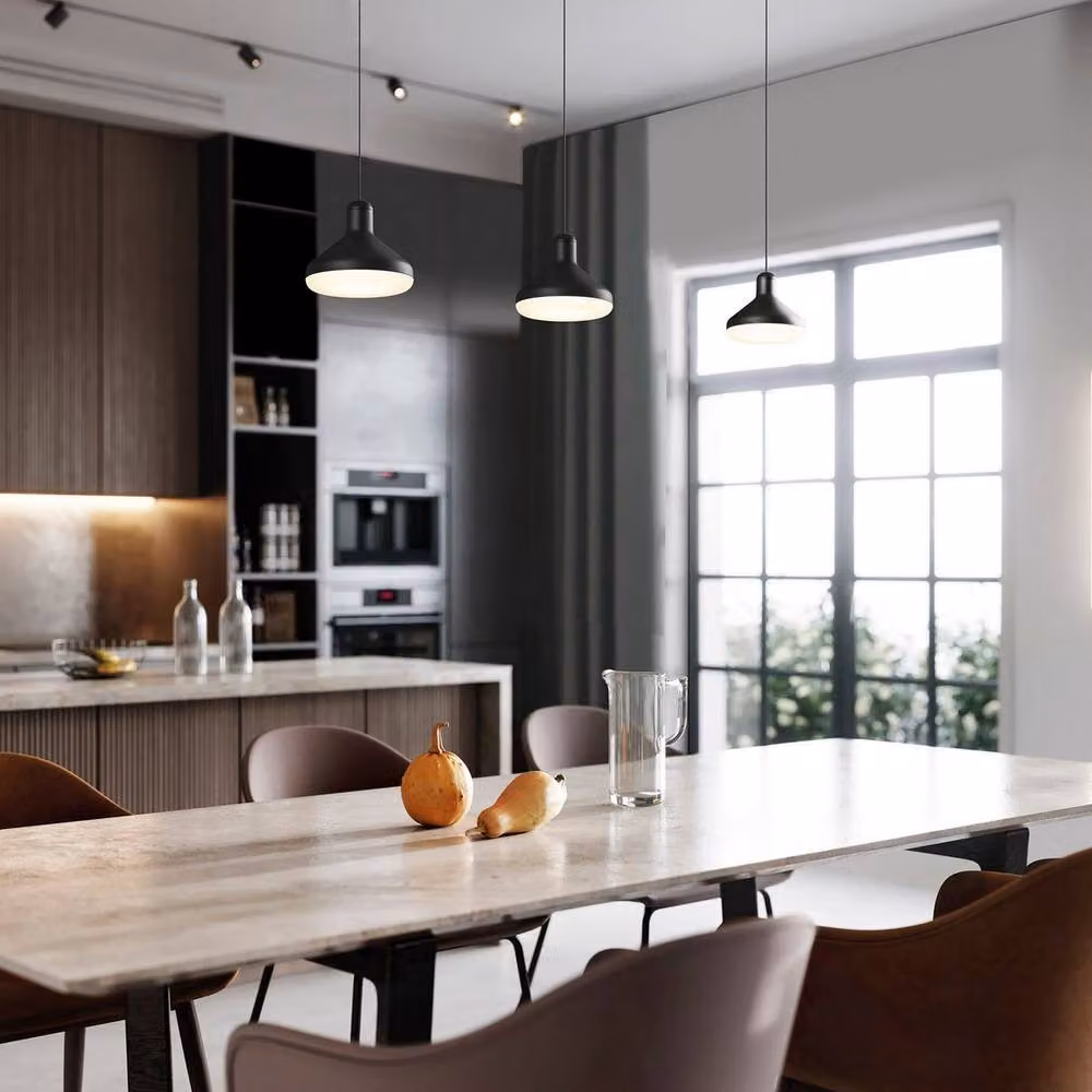 Netlighting Antaras 3 Light Linear Pendant LED 24W 3000K 1770lm Black – 2