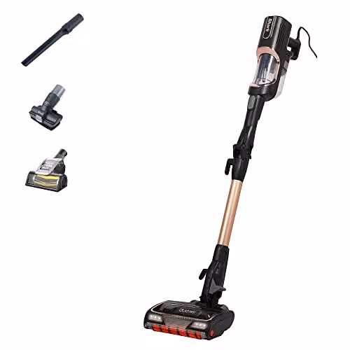 Shark HZ500UKT Corded Stick Vacuum Cleaner with Anti-Tangle Roller and LED Headlights in Gold – 1