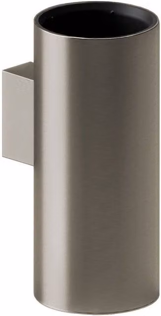 Cosmic Wall-mounted Toilet Brush and Holder in Silver and Grey, Architect S+ Collection – 1